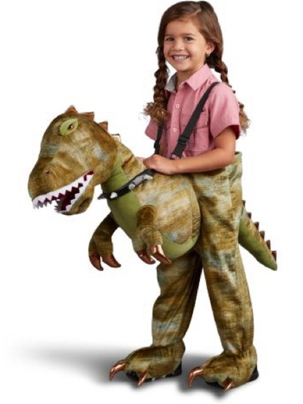 NWOT Step-in T-Rex Dinosaur Costume One Size (3-7)
